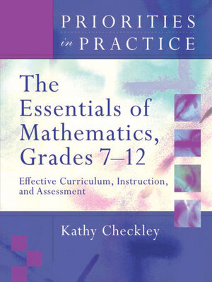 cover image of The Essentials of Mathematics, Grades 7-12